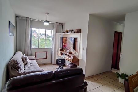 sala de apartamento à venda com 3 quartos, 67m² em Pechincha, Rio de Janeiro