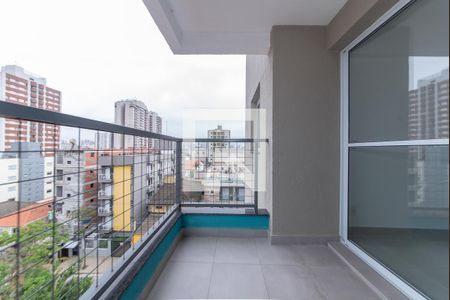 Sacada da Sala de apartamento à venda com 2 quartos, 51m² em Vila São Pedro, Santo André
