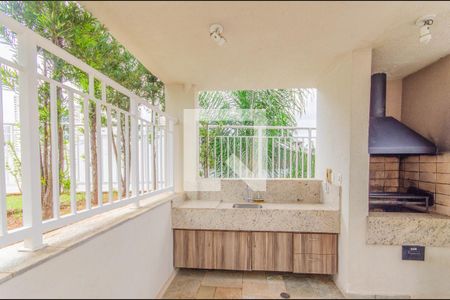 Área comum - Churrasqueira de apartamento para alugar com 1 quarto, 36m² em Mirandópolis, São Paulo