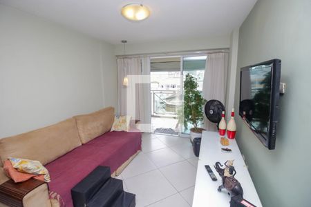 Sala de Estar de apartamento à venda com 3 quartos, 112m² em Botafogo, Rio de Janeiro