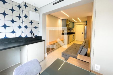Sala de apartamento para alugar com 1 quarto, 35m² em Pinheiros, São Paulo