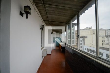 Varanda da Sala de apartamento para alugar com 1 quarto, 64m² em Tijuca, Rio de Janeiro