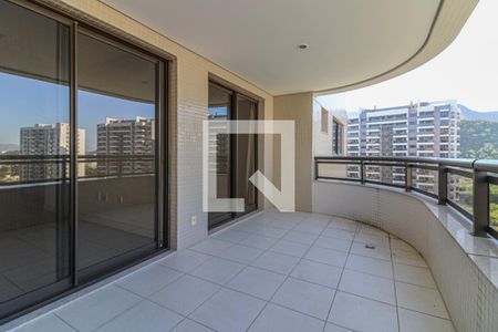 Varanda de apartamento para alugar com 4 quartos, 124m² em Barra da Tijuca, Rio de Janeiro