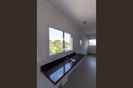 Sala e Cozinha Integrada  de apartamento à venda com 2 quartos, 37m² em Cidade Antônio Estêvão de Carvalho, São Paulo