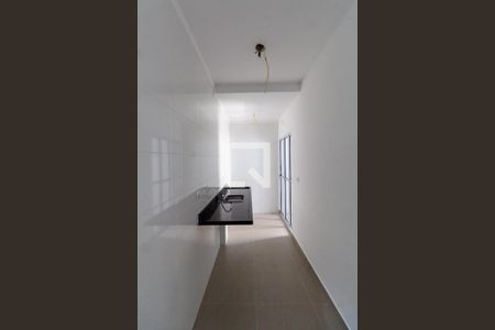Sala e Cozinha Integrada  de apartamento à venda com 1 quarto, 30m² em Cidade Antônio Estêvão de Carvalho, São Paulo