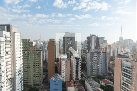 Sala vista  de apartamento para alugar com 1 quarto, 43m² em Vila Mariana, São Paulo