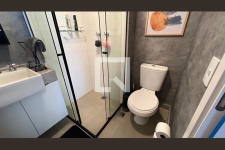 Studio para alugar com 26m², 1 quarto e sem vaga Studio para alugar com 26m², 1 quarto e sem vagaBanheiro