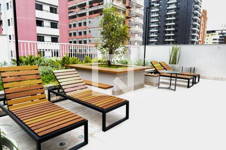 Apartamento para alugar com 25m², 1 quarto e sem vagaTerraço