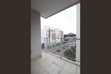 Varanda da Sala de apartamento à venda com 3 quartos, 70m² em Anil, Rio de Janeiro