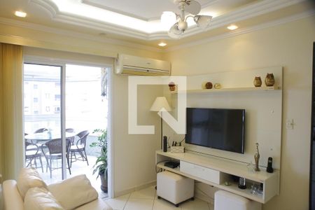 sala de apartamento para alugar com 3 quartos, 97m² em Vila Tupi, Praia Grande