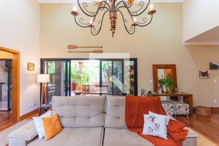 Sala de Estar de casa de condomínio à venda com 4 quartos, 374m² em Swiss Park, Campinas