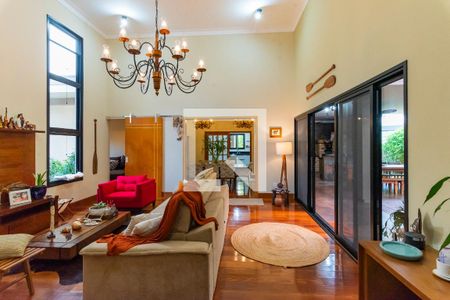 Sala de Estar de casa de condomínio à venda com 4 quartos, 374m² em Swiss Park, Campinas