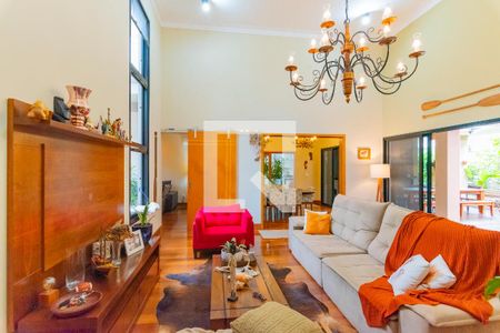Sala de Estar de casa de condomínio à venda com 4 quartos, 374m² em Swiss Park, Campinas