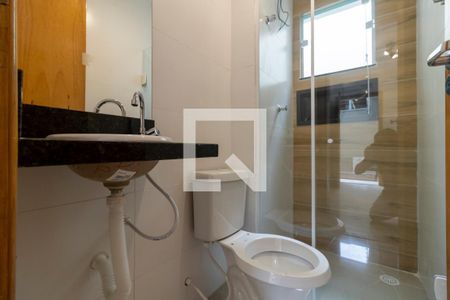 Banheiro de apartamento para alugar com 1 quarto, 33m² em Vila Prudente, São Paulo