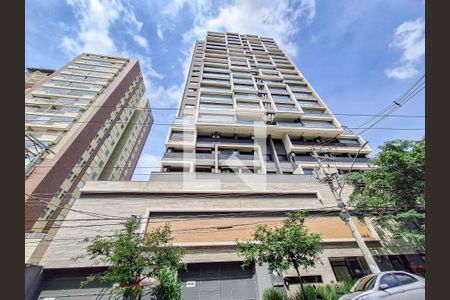 Studio para alugar com 25m², 1 quarto e sem vaga Studio para alugar com 25m², 1 quarto e sem vagaFachada