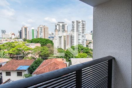 Studio para alugar com 25m², 1 quarto e sem vaga Studio para alugar com 25m², 1 quarto e sem vagaVaranda