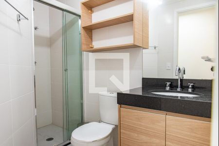 Studio para alugar com 25m², 1 quarto e sem vaga Studio para alugar com 25m², 1 quarto e sem vagaBanheiro
