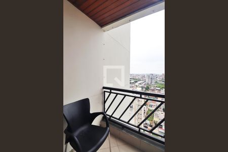 Sala - Varanda de apartamento à venda com 3 quartos, 84m² em Campestre, Santo André