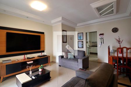 Sala de apartamento à venda com 3 quartos, 84m² em Campestre, Santo André