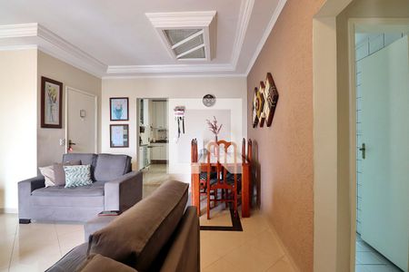 Sala de apartamento à venda com 3 quartos, 84m² em Campestre, Santo André