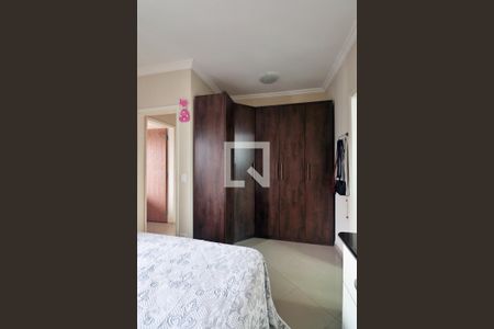 Suíte - Quarto 1 de apartamento à venda com 3 quartos, 84m² em Campestre, Santo André