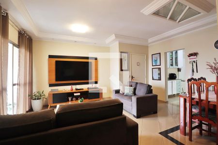 Sala de apartamento à venda com 3 quartos, 84m² em Campestre, Santo André