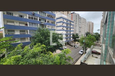 Vista da Sala de apartamento para alugar com 3 quartos, 140m² em Ponta da Praia, Santos