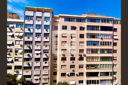 Vista da Sala  de apartamento à venda com 1 quarto, 87m² em Copacabana, Rio de Janeiro