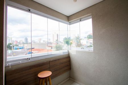 Varanda gourmet de apartamento para alugar com 2 quartos, 50m² em Vila Scarpelli, Santo André