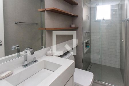 Apartamento à venda com 65m², 2 quartos e 1 vagaBanheiro da Suite