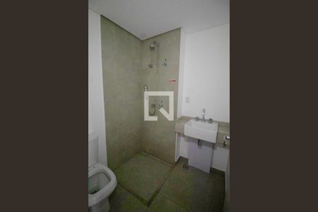 Banheiro da Suíte de kitnet/studio à venda com 1 quarto, 22m² em Jardim Paulista, São Paulo