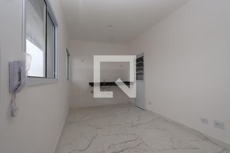 Sala/Cozinha de apartamento para alugar com 1 quarto, 39m² em Chácara Mafalda, São Paulo