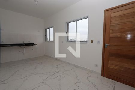 Sala/Cozinha de apartamento para alugar com 1 quarto, 39m² em Chácara Mafalda, São Paulo