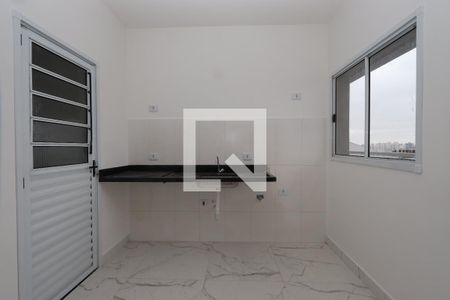 Sala/Cozinha de apartamento para alugar com 1 quarto, 39m² em Chácara Mafalda, São Paulo