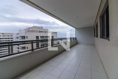 Varanda de apartamento para alugar com 4 quartos, 256m² em Barra da Tijuca, Rio de Janeiro