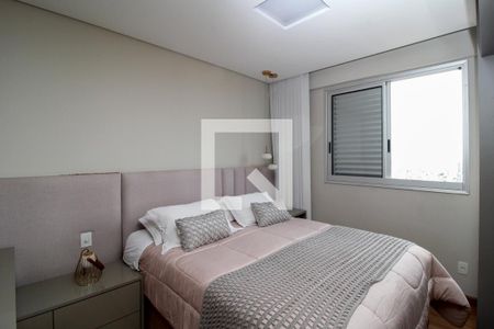 Suite 1 de apartamento à venda com 2 quartos, 87m² em Sagrada Família, Belo Horizonte