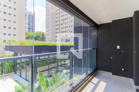 Studio para alugar com 31m², 1 quarto e sem vagaVaranda
