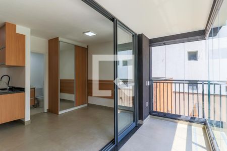Studio para alugar com 31m², 1 quarto e sem vagaVaranda