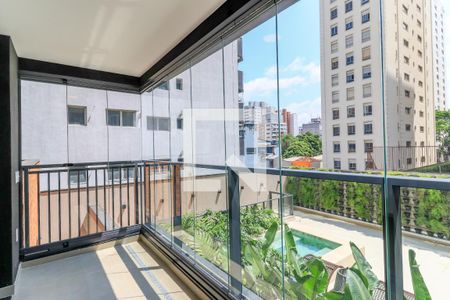 Studio para alugar com 31m², 1 quarto e sem vagaVaranda