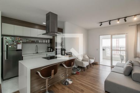 Sala de apartamento para alugar com 2 quartos, 84m² em Vila Guilhermina, São Paulo
