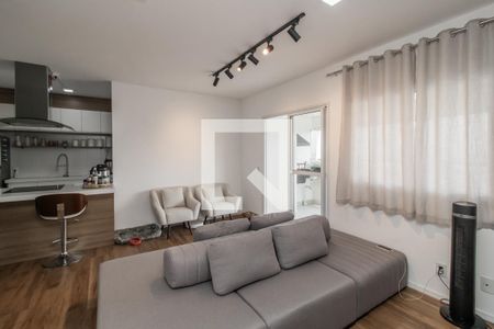 Sala de apartamento para alugar com 2 quartos, 84m² em Vila Guilhermina, São Paulo