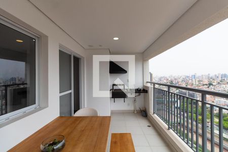 Varanda Sala  de apartamento para alugar com 2 quartos, 84m² em Vila Guilhermina, São Paulo