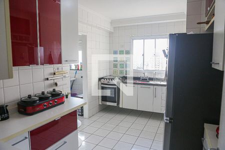 Cozinha de apartamento à venda com 3 quartos, 93m² em Vila Assunção, Santo André