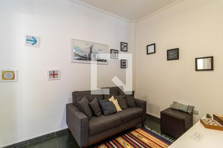 Sala - Sofá de kitnet/studio para alugar com 1 quarto, 30m² em Higienópolis, São Paulo