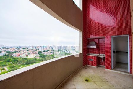 Varanda gourmet de apartamento à venda com 5 quartos, 256m² em Vila Assunção, Santo André