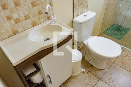 Banheiro de casa para alugar com 1 quarto, 45m² em Campeche, Florianópolis