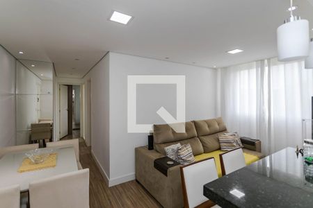 Sala de apartamento para alugar com 2 quartos, 48m² em Vila Mogilar, Mogi das Cruzes