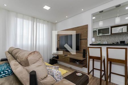 Sala de apartamento para alugar com 2 quartos, 48m² em Vila Mogilar, Mogi das Cruzes