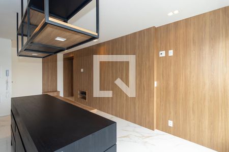Sala e Cozinha de apartamento para alugar com 2 quartos, 68m² em Indianópolis, São Paulo