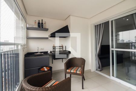 Varanda Gourmet de apartamento para alugar com 3 quartos, 82m² em Cidade Mãe do Céu, São Paulo